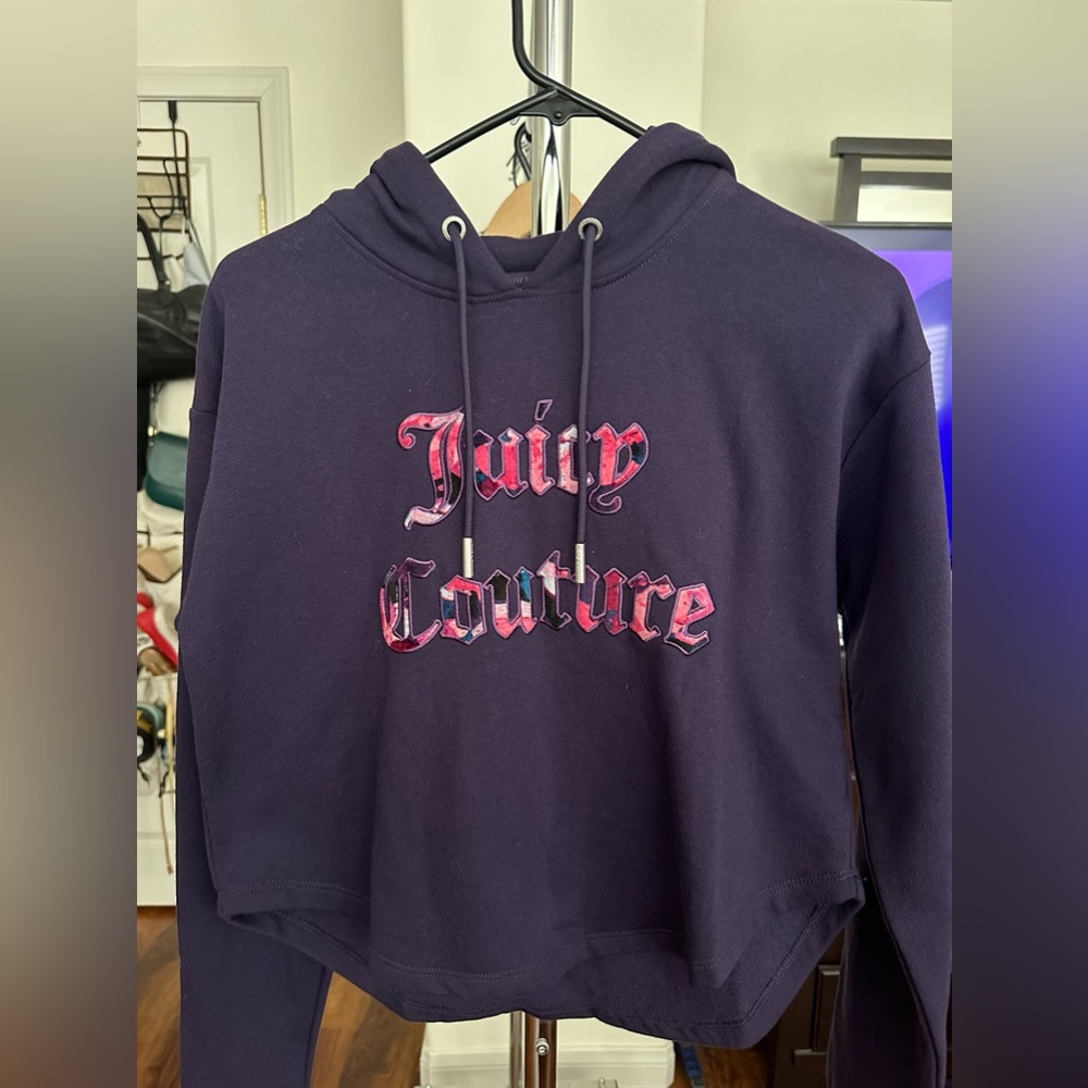 Juicy Couture Hi Lo Shirt Ocean Deep Dark Blue NWT Small